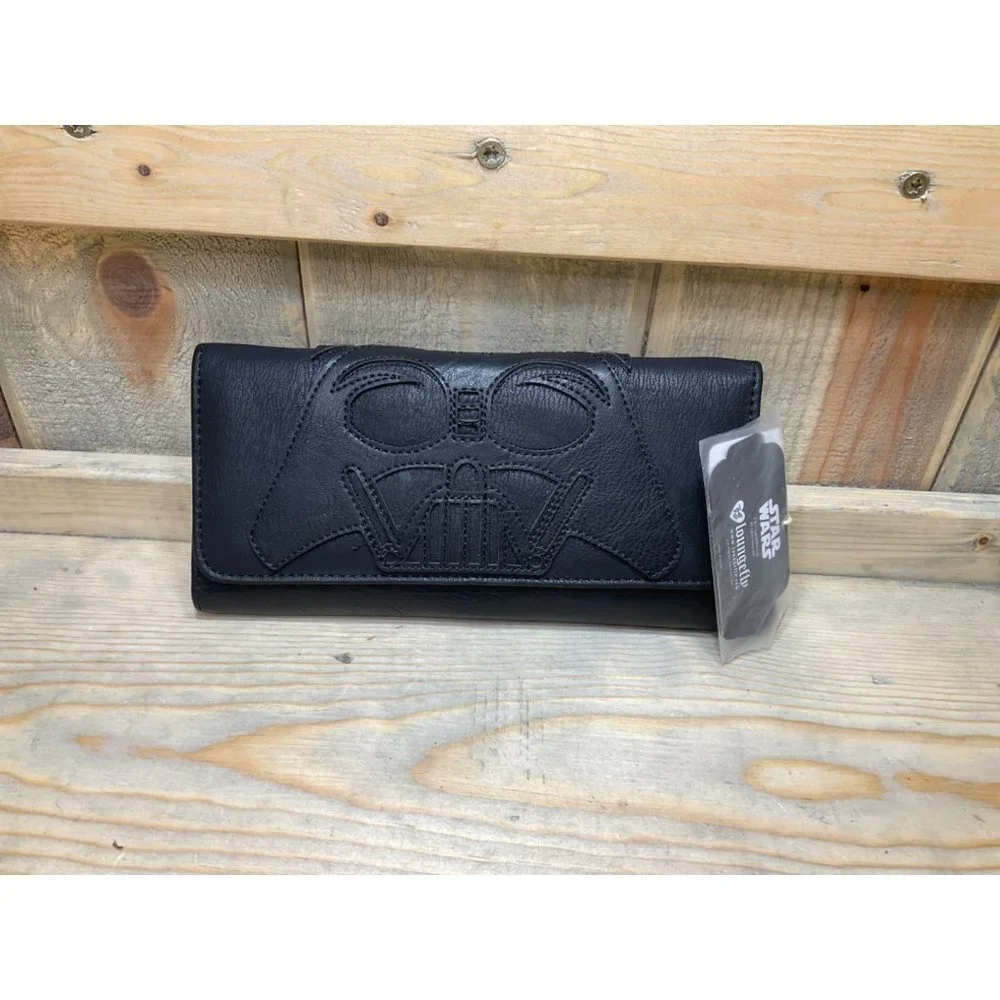 NWT Loungefly Star Wars Darth Vader Clutch Wallet Faux Leather